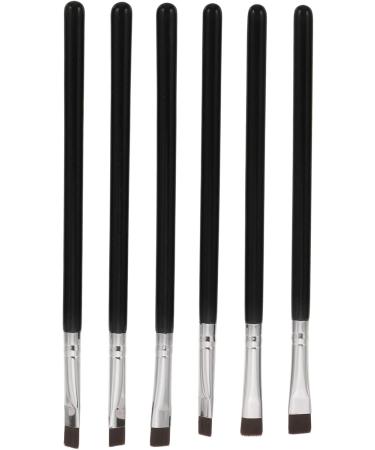 Baluue 30 Pcs Flat Eyebrow Brush Eyeliner Makeup Brush Eyeliner Brush Eye Tool Brush Black Artificial Fiber - Buy Online on SooperMarket.com