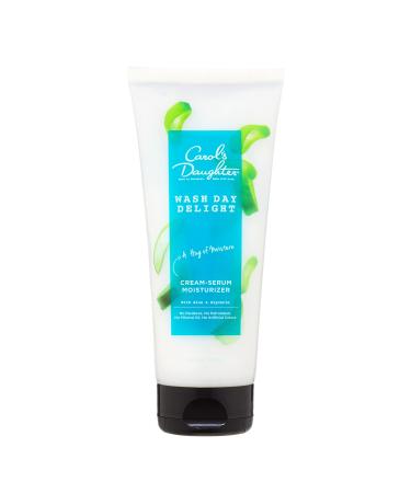 Carol's Daughter Wash Day Delight Cream Serum Hair Moisturizer for Curly Hair, Anti-Frizz, Made with Aloe and Glycerin, 6.8 fl oz