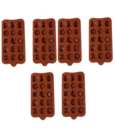 IMIKEYA 6 Pcs Muffin 3D Assorted Chocolates