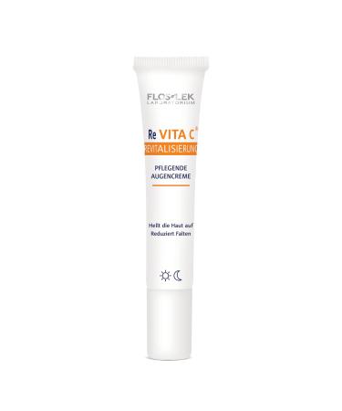 FlosLek Nourishing Eye Cream 15 ml Brightens Moisturizes Smoothes Dermatologically tested Made in the EU