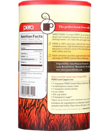 Instant Natural Caffeine-Free Original Beverage - 100% Pure and Delicious - Buy Online on SooperMarket.com