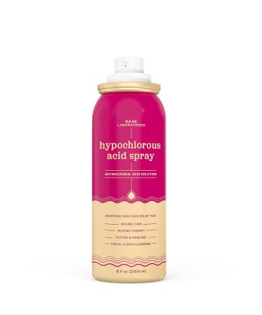 Base Labs Hypochlorous Acid Spray 8oz - Skin Healing Spray for Wound Care, Eczema, Tattoo & Piercing Aftercare - Buy Online on SooperMarket.com