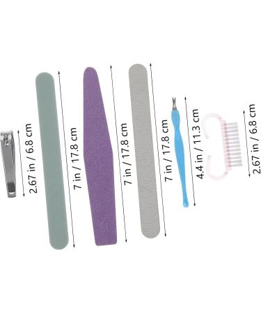 FOMIYES Nail Files 2 Nail Tools Nail Nail Clippers Nail Trimmers Polishing Strip Nail Set Rubbing Manicure Tools Sponge Nail Files Nail Clippers - Buy Online on SooperMarket.com