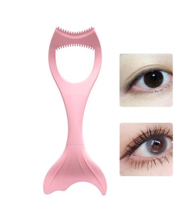 Silicone Makeup Stencil - Multifunctional Eyeliner Stencils - Makeup Applicator Tool for Winged Eyeliner Lashes Lip Liner Beauty Ruler Eyeliner Molds Dalynn Pink
