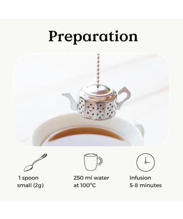 Ginger Turmeric Tea Organic 100g (50 Cups) | Intense Flavour 98% Ginger 1% Turmeric and Cardamom REPLANTEA - Buy Online on SooperMarket.com