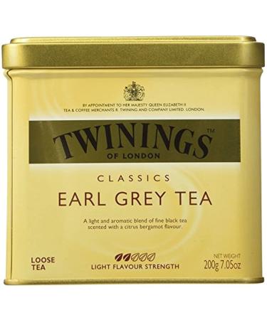 Twinings Earl Grey Tea, Loose Tea, 7.05 oz Tins Earl Grey 7.05 Ounce (Pack of 1)