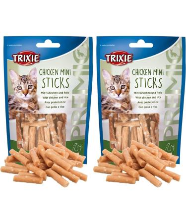 Trixie Premio Mini Sticks Chicken/Rice 50g (Pack of 2) 50 g (Pack of 2)