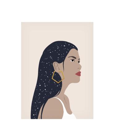 Trademark Fine Art 'Heavenly Hair II' Canvas Art by Annie Warren
