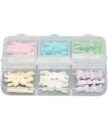 Rabbit Nail Decoration Nail Ornaments Adequate Quantity Safe Resin Multipurpose Beautiful for Nail Salon for Winter - Buy Online on SooperMarket.com