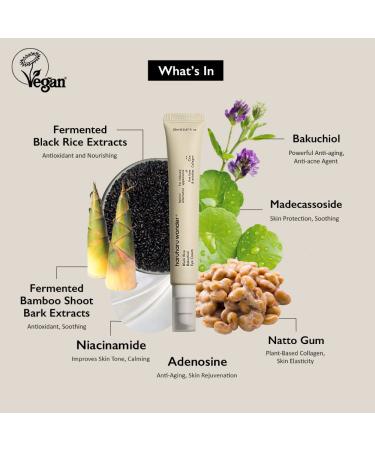 Haruharu Wonder Black Rice Bakuchiol Eye Cream 0.67 fl.oz | Anti-Aging & Wrinkle Care | Natural Retinol Alternative | Cruelty Free | EWG-Green - Buy Online on SooperMarket.com