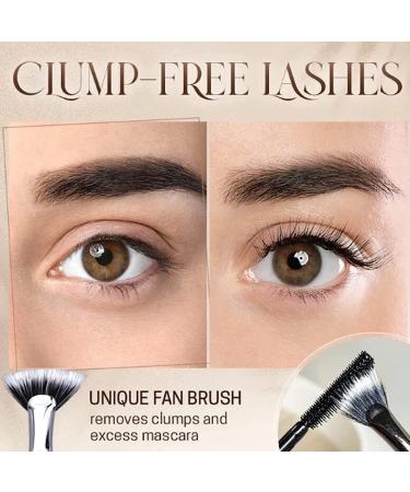 Dolly Mascara Fan Brush Set for Flawless, Clump-Free Lashes - Anjoize Eyelash Brush (2pcs) - Buy Online on SooperMarket.com
