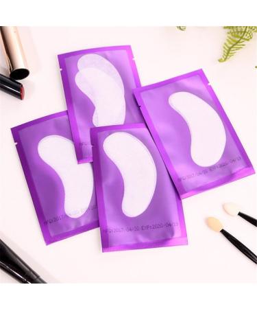 Lint-Free Eye Gel Patches for Lash Extensions - 100 Pack | Under Eye Pads for Eyelash Extension, Eye Mask Beauty Tool - Buy Online on SooperMarket.com