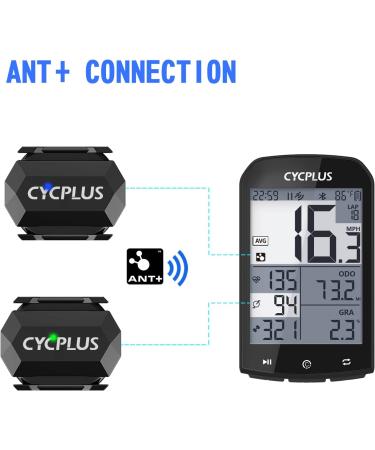 CYCPLUS Dual Module Bicycle Cadence & Speed Sensor - Bluetooth & ANT+ Compatible for Accurate Cycling Metrics - Buy Online on SooperMarket.com