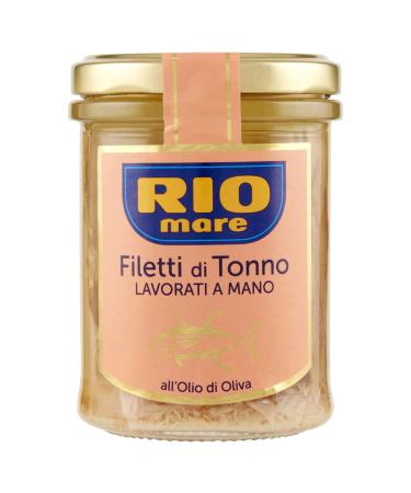 6 x Rio Mare Filetti di Tonno all'olio di oliva Lime e Zenzero Tuna Fillets with Olive Oil Lime and Ginger Handmade 180 g