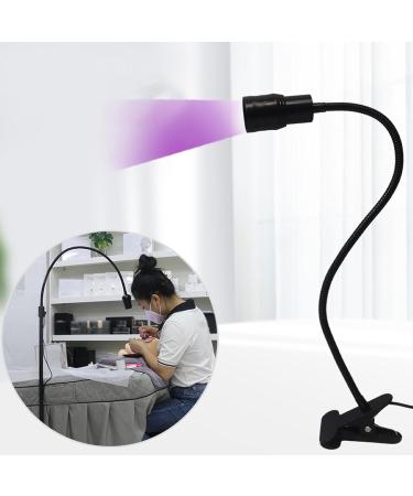Eyelash Extensions UV Lamp - Gooseneck Clip-On Curing Light with Foot Pedal Control | International Shipping Available - Buy Online on SooperMarket.com