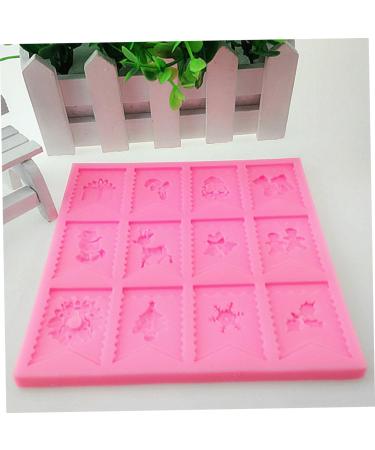 Cabilock 3pcs Silicone Molds DIY Baking Molds Xmas Fondant Christmas Mold Silicone Bunting Fondant Mold Fudge - Buy Online on SooperMarket.com