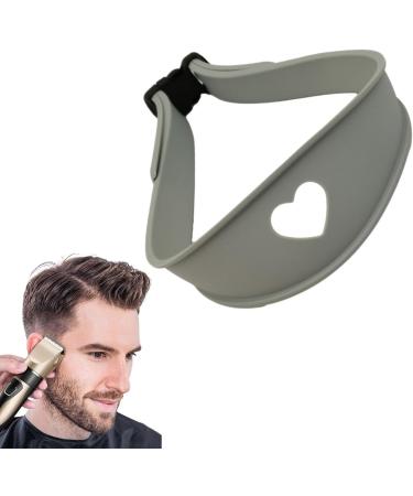 puzzlegame Neckline Templates for Shaving Hair Trimming Tool - Adjustable Curved Silicone Haircut Bands for Hair Salons and Home Gray - Buy Online on SooperMarket.com