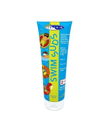 TRISWIM SWIM SUDS 2-in-1 Shampoo and Body Wash | Gently Removes Chlorine & Saltwater | Ensuring a Delightful Post-Swim Routine for your Kids Watermelon