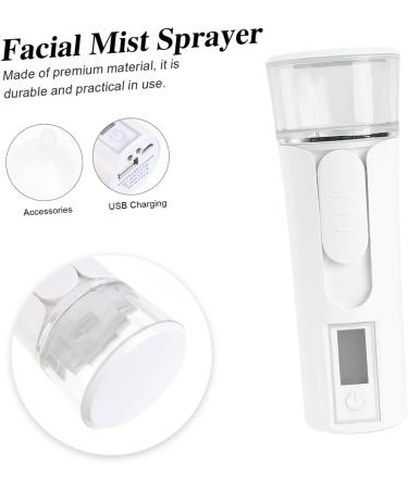Baluue 1pc Spray Hydrating Apparatus Face Handy Sprayer Hydrating Mister Mini USB Face Sprayer Portable Abs - Buy Online on SooperMarket.com