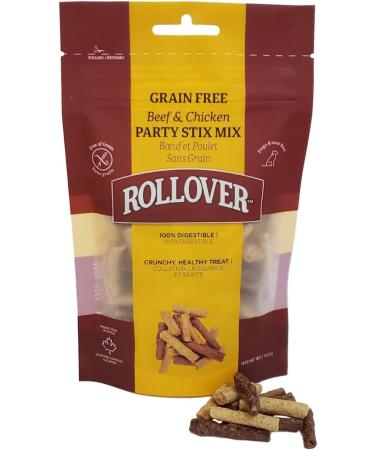 Rollover Grain Free Beef & Chicken Party Stix Mix - 100g - Buy Online on SooperMarket.com