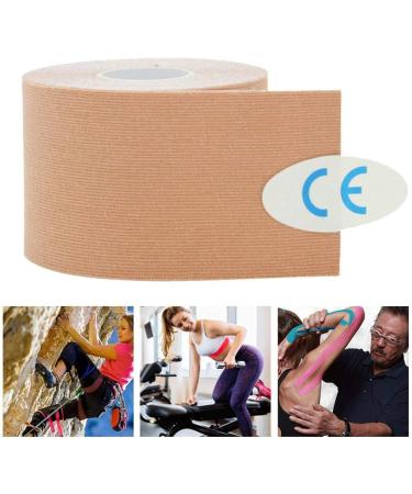 Injury Muscle Taping Adhesive Bandage Wrap Rolls Stretch Self-Adherent Tape for Sports Wrist Ankle 5cm*5m(Skin Color) - Buy Online on SooperMarket.com