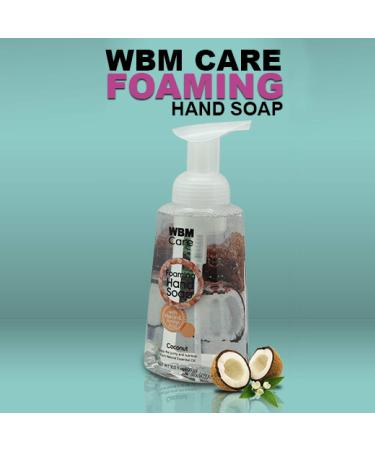 WBM Care Coconut Foaming Hand Wash with Himalayan Pink Salt - 10.5 fl oz | Natural Moisturizer for Healthy Skin | International Shipping Available - Buy Online on SooperMarket.com