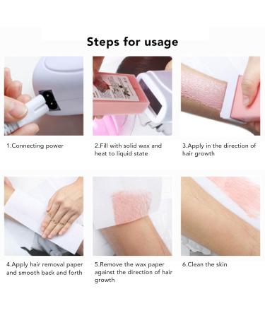 Portable Wax Warmer for Hair Removal | Fast Heating & Automatic Roll-On | Perfect for Home & Travel - Buy Online on SooperMarket.com