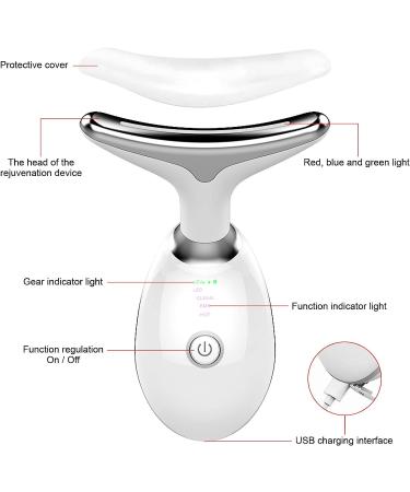 Firming Wrinkle Removal Device | Skin Rejuvenation Beauty Tool for Neck & Face | Double Chin Reducer & Massager - Buy Online on SooperMarket.com