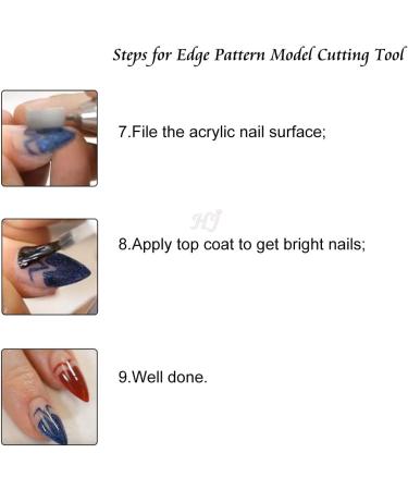Professional Small 1-11 Sizes V Shaped Cutter French Manicure Nail Art Tool Poly Tips Pink White Trimmer UV Gel Nail Polish HJ-NAT139-No.3  - Buy Online on SooperMarket.com