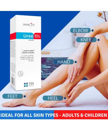 TIS 15% Urea Cream for Eczema Keratosis & Dry Skin | Healing with Lactic Acid & Wheat Germ Soap | 25g - Buy Online on SooperMarket.com