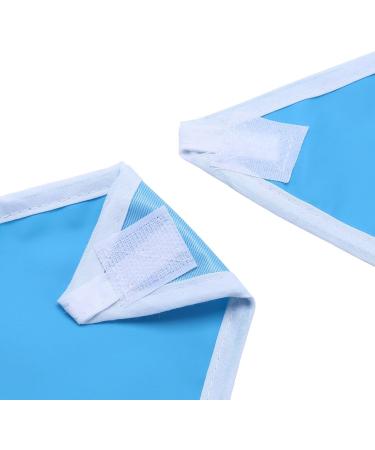 Adult Bibs Waterproof Adult Elder Mealtime Bib Clothes Clothing Protector Dining Aid a Perfect Item for the Adult and the Elder Who Lack Ability to Have Meal Reusable(Sky blue) - Buy Online on SooperMarket.com