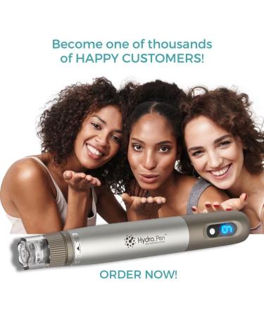 Dr. Pen H3 Hydra Pen Automatic Serum Applicator - Authentic Derma Beauty Pen - Trusty Skin Care Tool Kit - 0.25mm 12pins 2 + 0.25mm Round Nano x3 + 0.25mm Silicone Nano x3 - Buy Online on SooperMarket.com