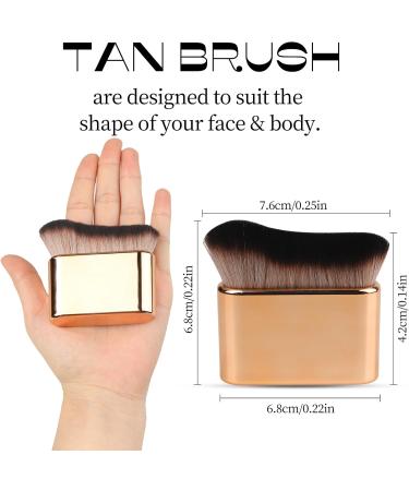 LLMSIX Tanning Brush Self Tan Brush Soft Body Makeup Brush Portable Self Tanning Brush Face and Body Brush Self Tan Applicator Self Tan Blending Brush for Tanners - Buy Online on SooperMarket.com