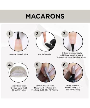 Didier Lab - Premium Gel Nail Polish Macarons - Chocolate - Gel Nail Varnish - Nail Art - Long-Lasting High Gloss Wear - Easy to Apply - Gel Nails - Rich Pigment - UV/LED - Chip Resistant - Buy Online on SooperMarket.com