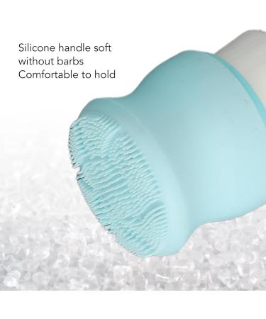 Deep Cleansing Dual Face Brush | Blackhead Removal & Exfoliating Massage Tool | Silicone | Travel-Friendly Beauty Essential - Buy Online on SooperMarket.com