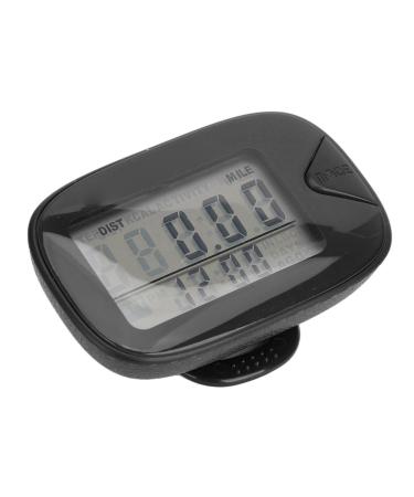 Preferred counter multifunctional pedometer large digital display light accuracy memory pedometer monitor for men and women black