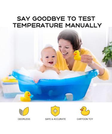 Digital Baby Bath Tub Thermometer - Upgraded Duck Toy with Temperature Alerts for Infants & Toddlers - Buy Online on SooperMarket.com