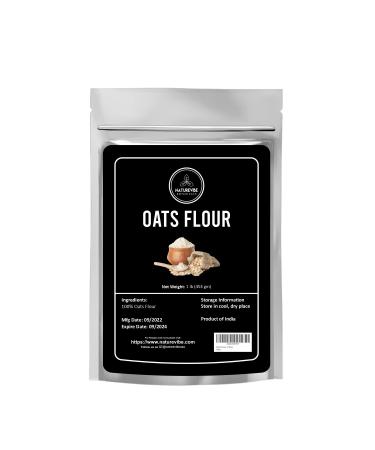 Naturevibe Botanicals Organic Oats Flour, 1lb | Keto friendly (16 ounces)