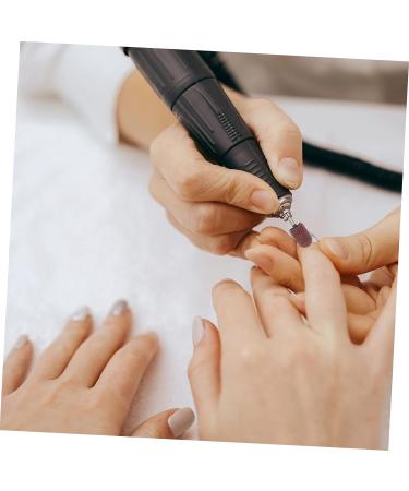 Kisangel 1 Set Nail Sand Ring Cap Electronic Tools Portable Nail Drill Nail Art Accessories Cuticle Clean Nail Drill Bit Ceramic Grinding Head Portable Handpiece File Nail Salon Tool Poland 8x6cm Rosy - Buy Online on SooperMarket.com