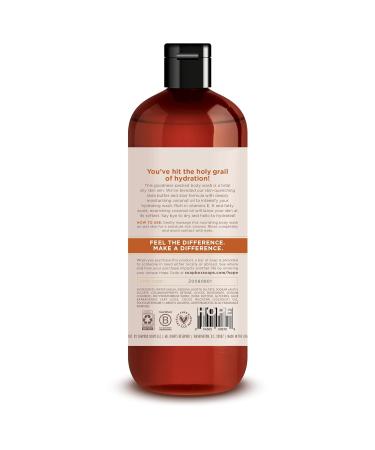Soapbox Coconut Milk & Sandalwood Body Wash - Moisturizing Cleanser with Aloe Vera & Shea Butter | Paraben, Gluten, and Cruelty Free | Vegan | 16oz Bottles (Pack of 3) - Buy Online on SooperMarket.com