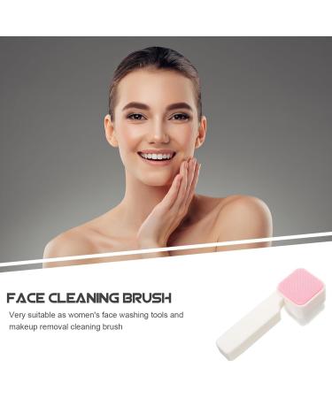Healeved Silicone Facial Cleansing Brush Double Side Face Cleaning Brush Facial Cleaning Tool Women Facial Brushes for Cleansing and Exfoliating Accessories - Buy Online on SooperMarket.com