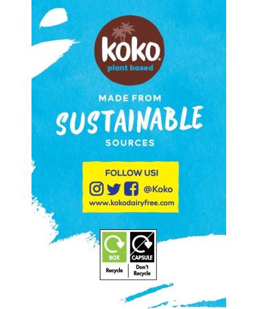 Koko Plant Based Dolce Gusto Compatible Pods (8 Pods x 5 Cases Coconut Milk) Coconut 8 Pods x 5 Cases - Buy Online on SooperMarket.com