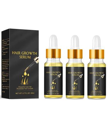 Biotin Thickening Herbal Serum Extra Biotin Herbal Serum Ginger Hair Growth Serum Essence Oil Ginger Hair Growth Serum Essence Oil For All Hair Types (3PCs)