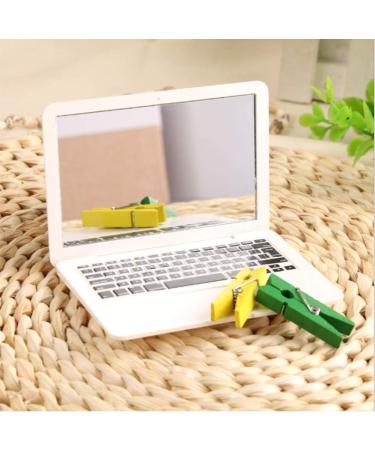 Atyhao Mini Folding Pocket Makeup Mirror - Portable Polyethylene Glass Mirror for Home and Laptop Use - Buy Online on SooperMarket.com