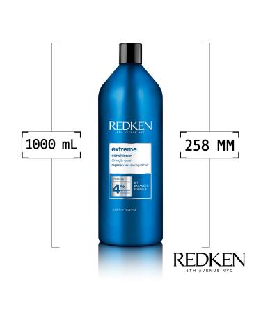 Redken Extreme Conditioner for Brittle & Damaged Hair | Anti-Hair Break | Interlock Protein Network - 1 Piece - Buy Online on SooperMarket.com