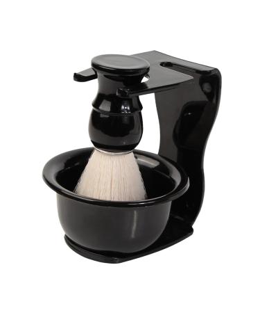 Mag IDeal 3-part shaving bardsle bowl set hairdresser razor brush beard care shaving bowl bar cleaning shaving foam bowl brush