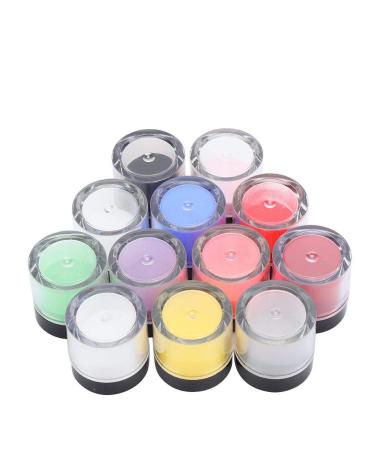 Acrylic powder nail acrylic powder set crystal nail art tip decoration builder acrylic manicure accessories for nail studio and at home (12 colors)