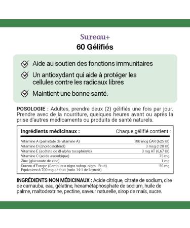 Nature's Bounty Elderberry Gummies with Vitamin C Vitamin D and Zinc Helps to support immune function 60 Gummies - Buy Online on SooperMarket.com