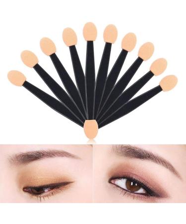 JASSINS 150 Pack Eyeshadow Applicators Disposable Eyeshadow Sponge Brush Double-Sided Eye Makeup Sponge Applicators (Skin+White) - Buy Online on SooperMarket.com