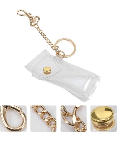 VALICLUD Clear Lipstick Keychain 2 Pack - Chapstick Holder with Clear Cap - Buy Online on SooperMarket.com